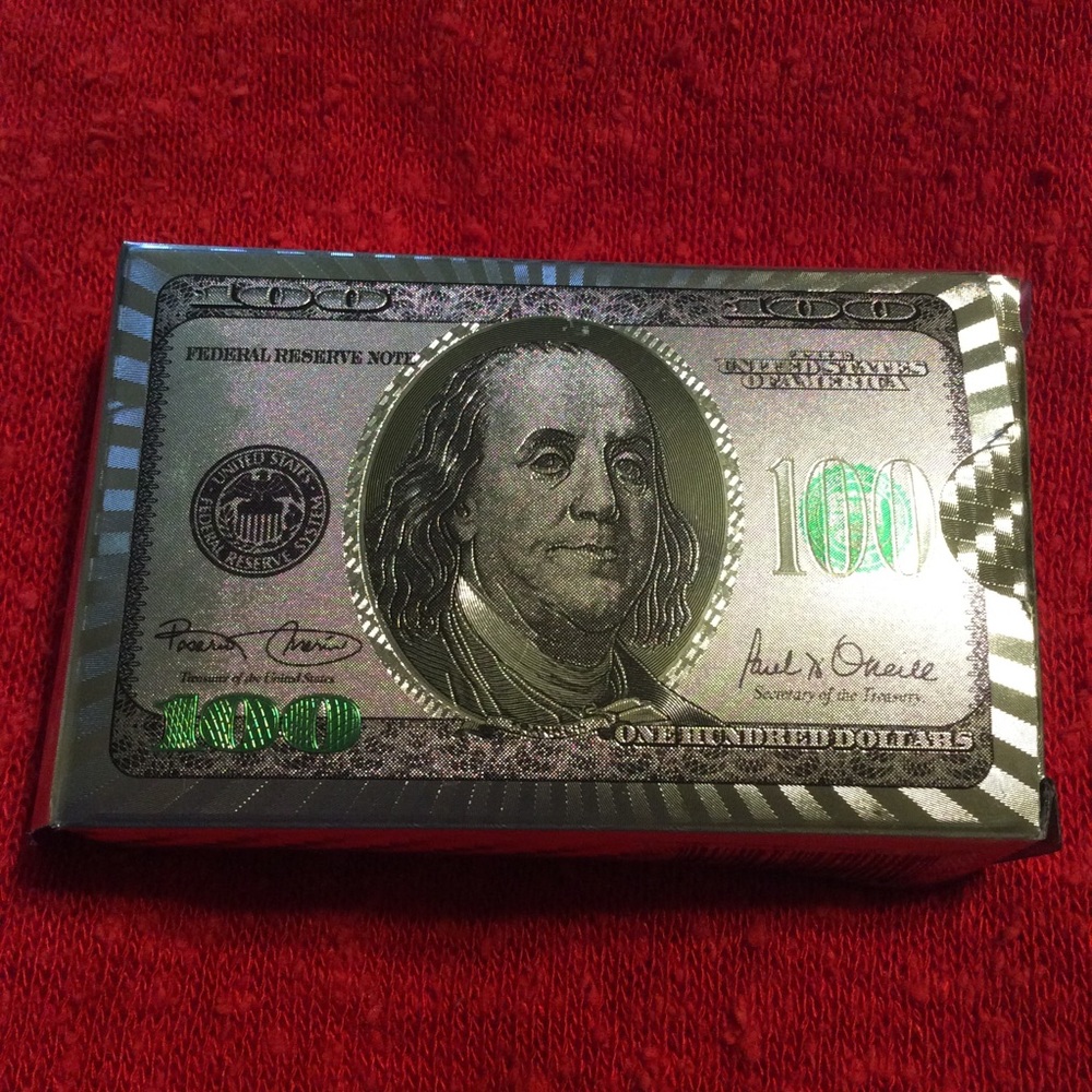 A Deck of Benjamin cards